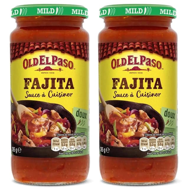 2050000418532 - Old el Paso - Sauce à cuisiner Fajitas aux poivrons et aux légumes