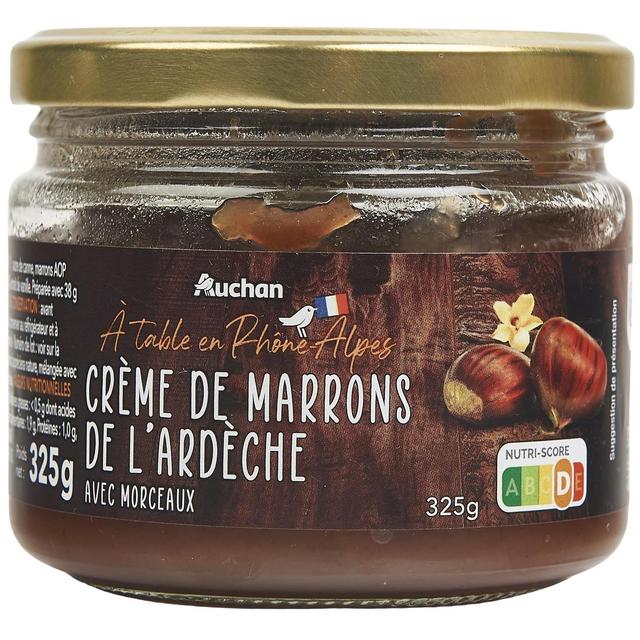 3596710389032 - Auchan Gourmet - Crème de marrons de l'ardèche au sucre de canne