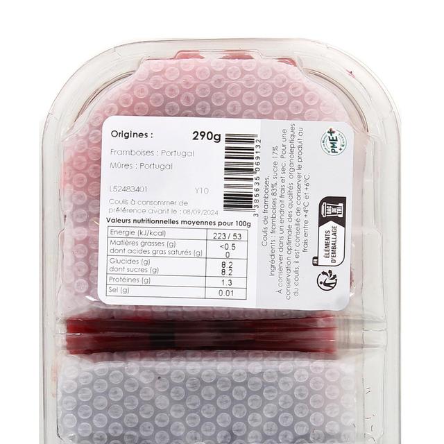 3385635069132 - Fruits Rouges & Co - Duo Framboise / Mûre + Coulis