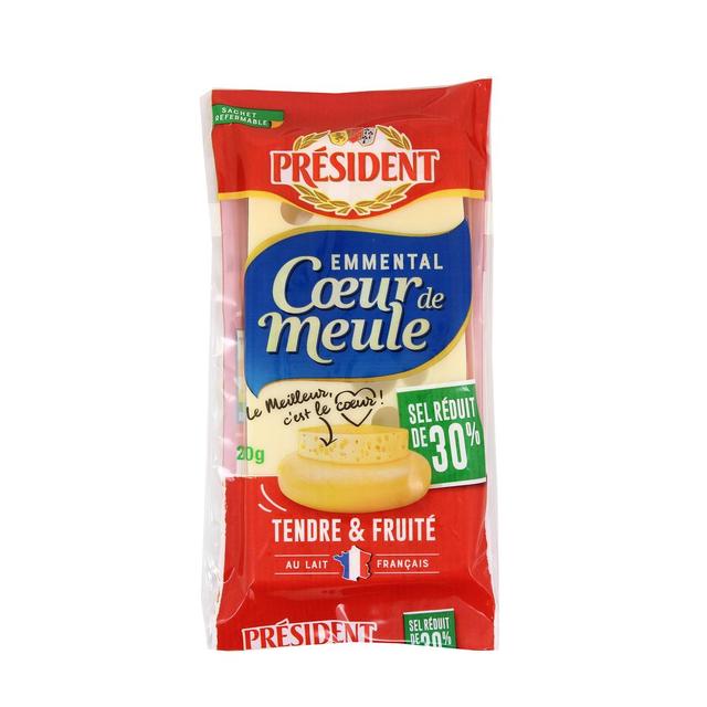 3228022120033 - Président - Emmental coeur de meule réduit en sel de 30%