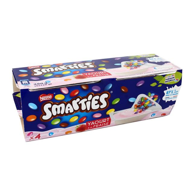 3023290400333 - Nestlé - Yaourt Smarties fraise