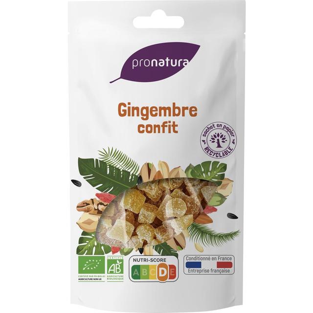 3760099530433 - Pronatura - Gingembre confits bio