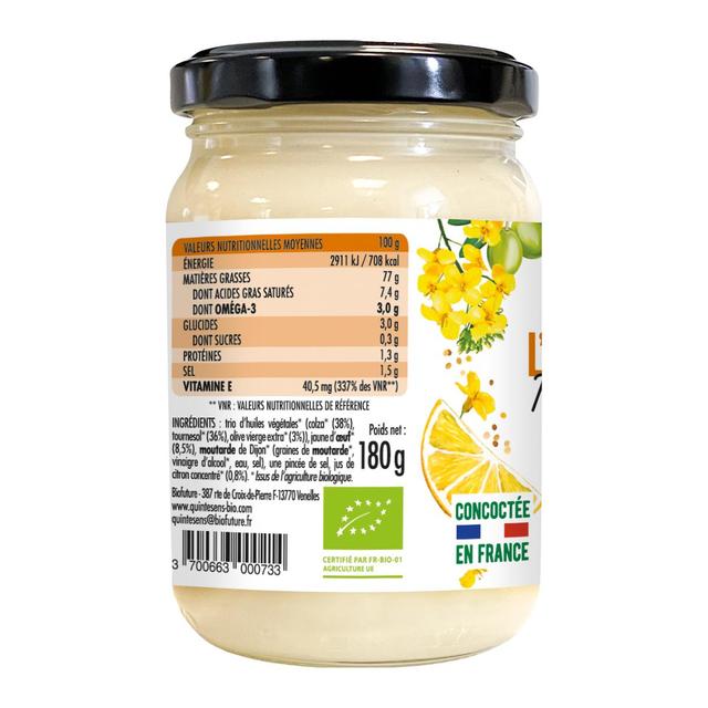 3700663000733 - Quintesens - L'incroyable Mayonnaise bio aux 3 huiles