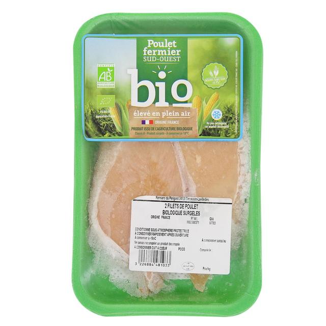 3226884481033 - Terre d'Oc - Filets de poulet fermier bio