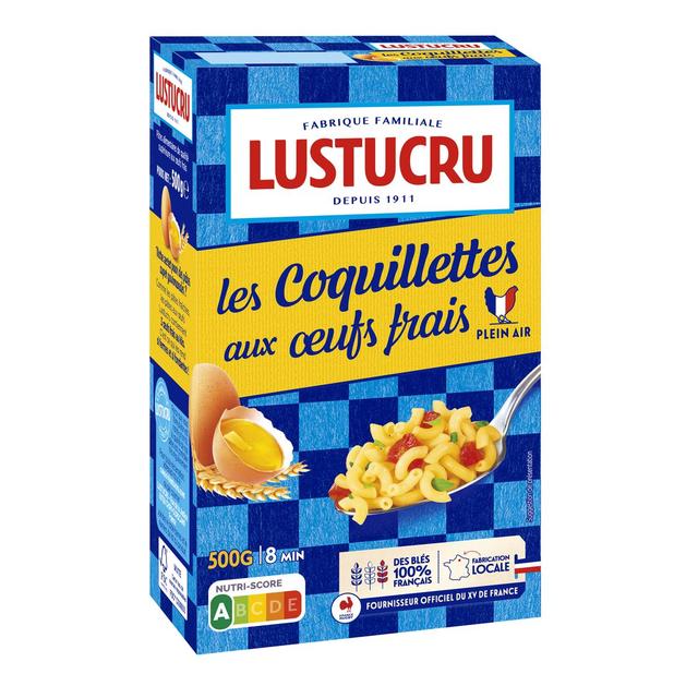 3073190102233 - Lustucru - Pâtes Coquillettes aux Oeufs Frais