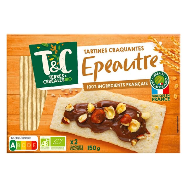3421557922633 - Terres et Céréales Bio - Tartines craquantes épeautre bio