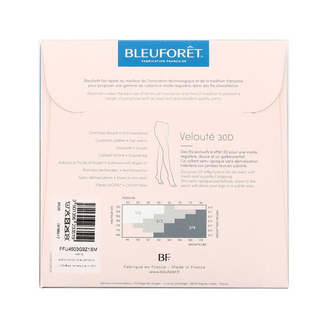 3501356233533 - Bleuforêt - Collant semi opaque Marine 30D