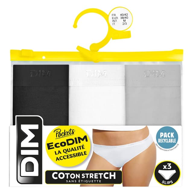 3040524013633 - Dim - Slips Les pockets Ecodim
