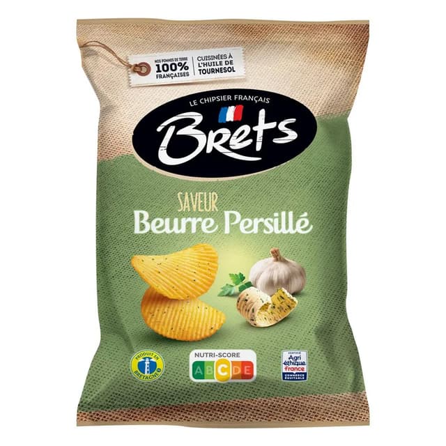 3497917004233 - Bret's - Chips ondulées saveur Beurre Persillé
