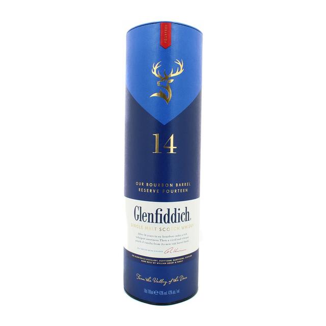 5010327324333 - Glenfiddich - Whisky Single Malt Bourbon Barrel 14 ans 43°