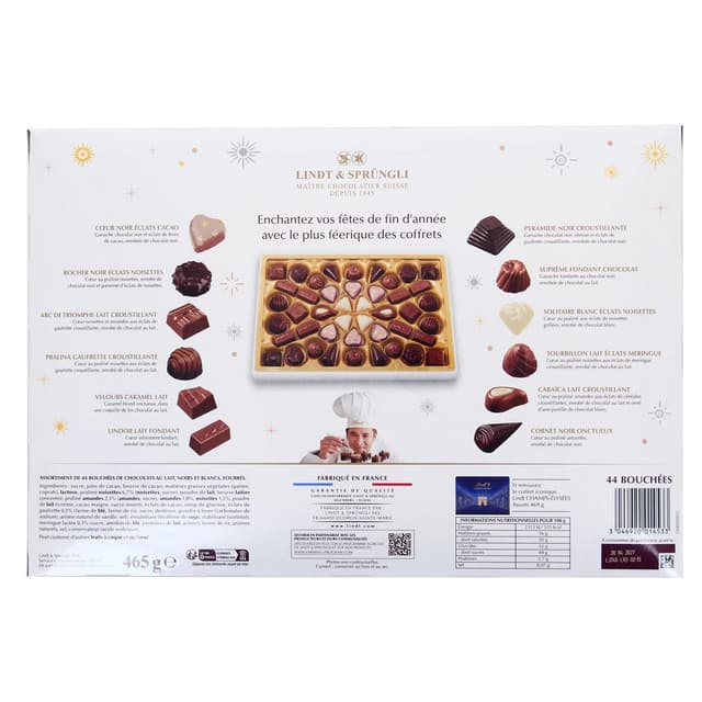 3046920014533 - Lindt - Boite assortiment de chocolat champs élysée