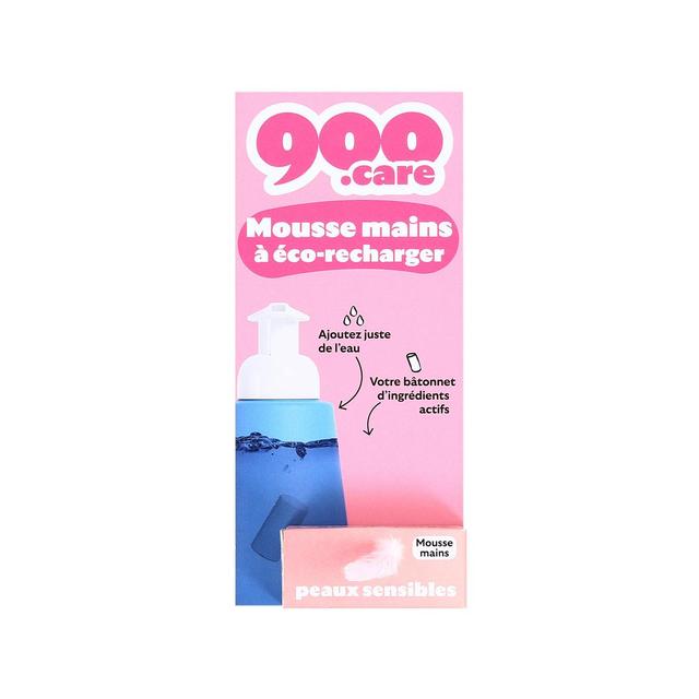3770018286433 - 900Care - Eco-recharge Mousse Mains Mousse Mains à Dissoudre