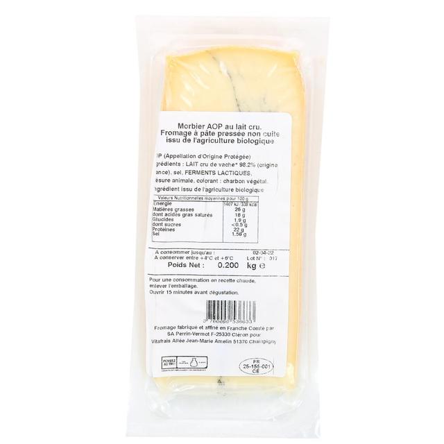 3760099536633 - Lait Plaisirs - Morbier lait cru bio