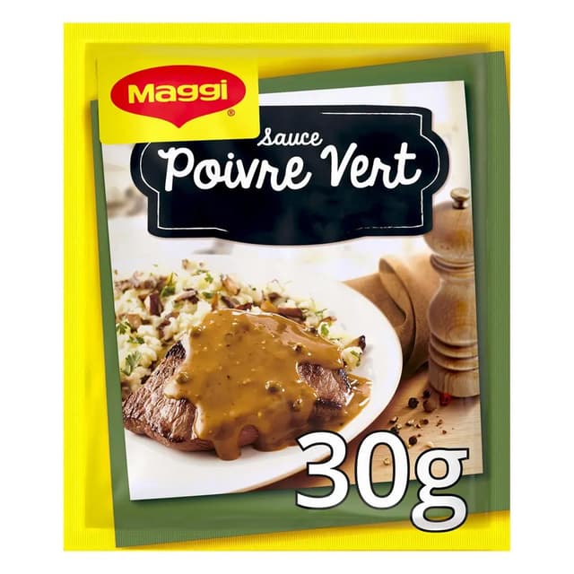 7613033487033 - Maggi - Sauce poivre vert déshydratée en sachet