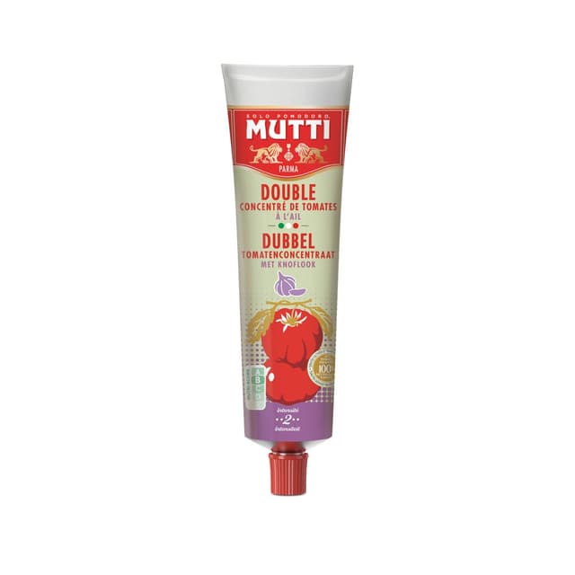 8005110007033 - Mutti - Double Concentré de Tomate à l'Ail en tube
