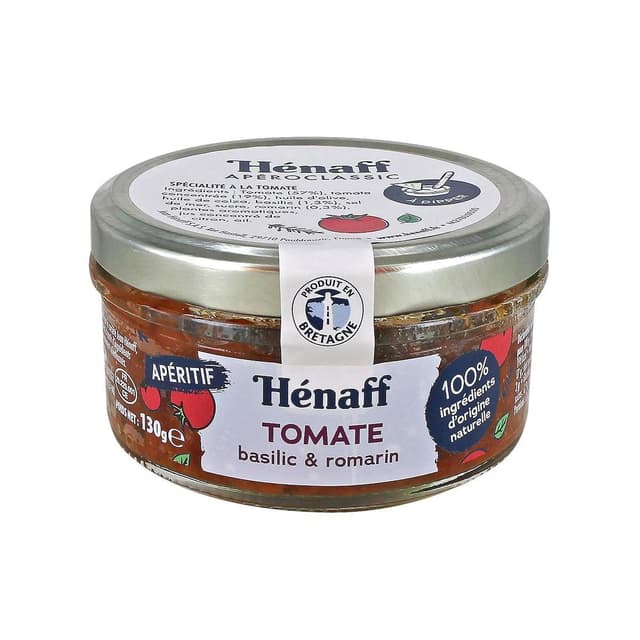 3537580708233 - Henaff - Tartinade apéritif tomate basilic et romarin en bocal
