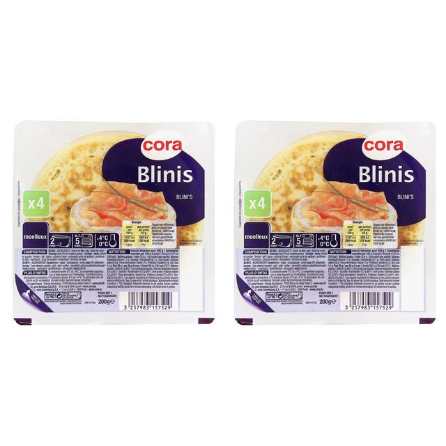 2050000268533 - Cora - Blinis lot de 2x200g