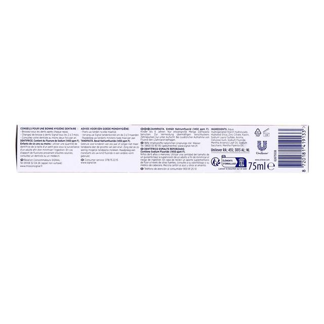 8720181419133 - Signal - Dentifrice Integral 8 Resist+ Effet Prébiotique