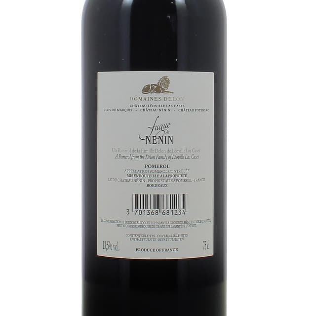 3701368681234 - Pomerol AOC - Fugue de Nénin