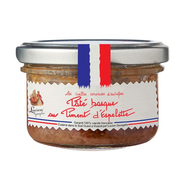 3330720652034 - Lucien Georgelin - Pâté Basque au piment d'Espelette en bocal
