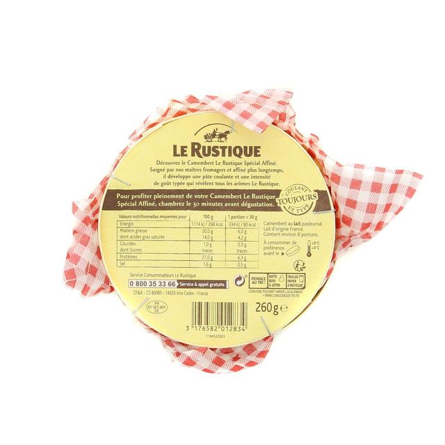 3176582012834 - Le Rustique - Camembert Affiné