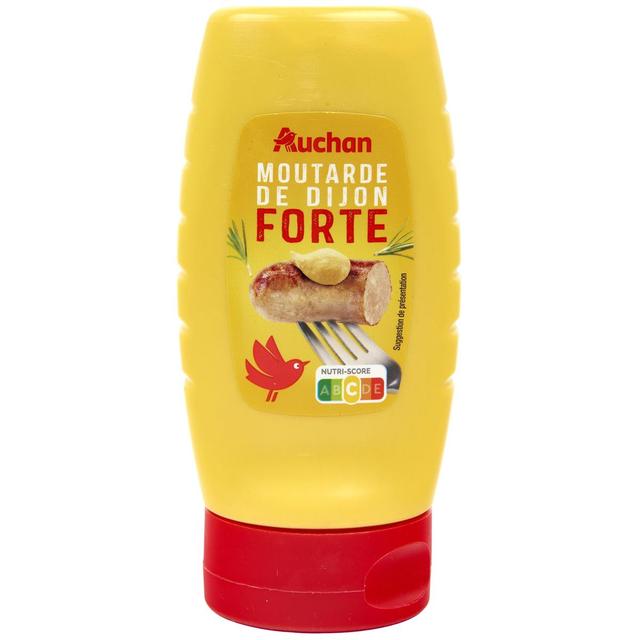 3596710364534 - Auchan - Moutarde de Dijon forte flacon souple