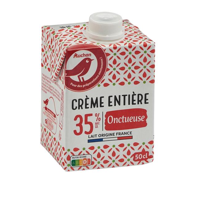 3596710495634 - Auchan - Crème fluide entière 35%mg