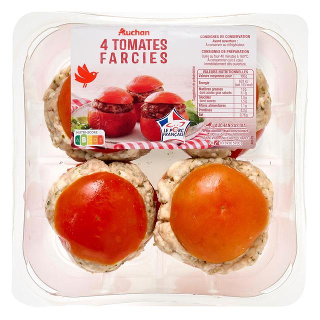 3254566485734 - Auchan - Tomates Farcies