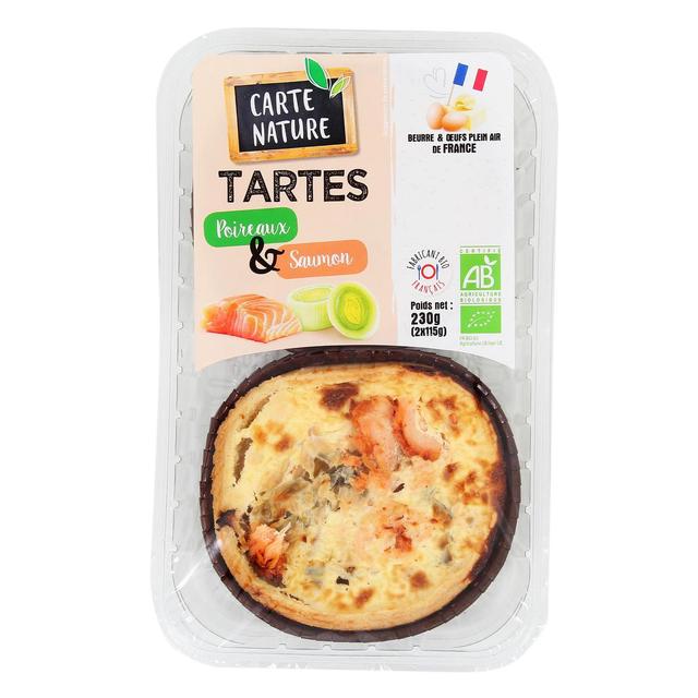 3700477606534 - Carte Nature - Tarte Poireau et Saumon Bio