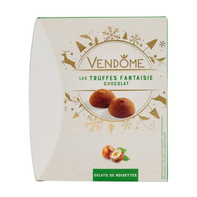 3596710527434 - Vendome - Truffes fantaisie au chocolat et éclats de noisette