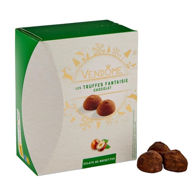 3596710527434 - Vendome - Truffes fantaisie au chocolat et éclats de noisette