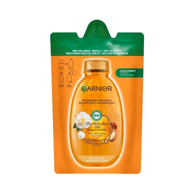 3600542617734 - Garnier - Ultra Doux - Shampooing Cheveux Secs Huiles Merveilleuses Argan Et Camélia