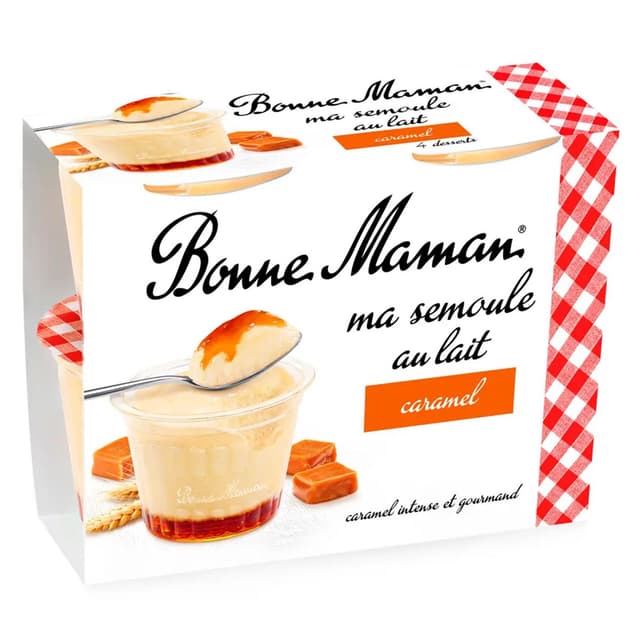 3608580728634 - Bonne Maman - Semoule au lait sur lit de caramel