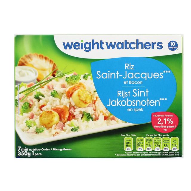 3660603080235 - Weight Watchers - Riz Saint Jacques et bacon