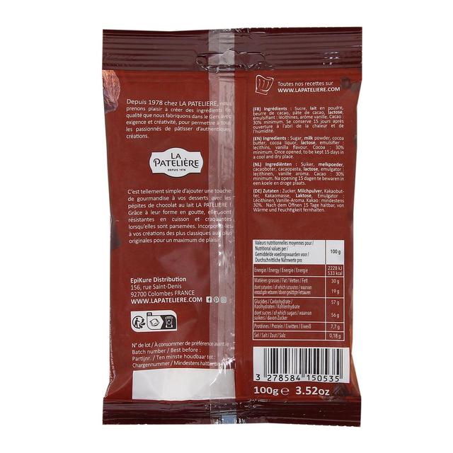 3278584150535 - La Patelière - Pépite de Chocolat au Lait