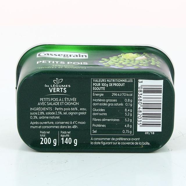 3083680482035 - Cassegrain - Petits pois tendres et fondants