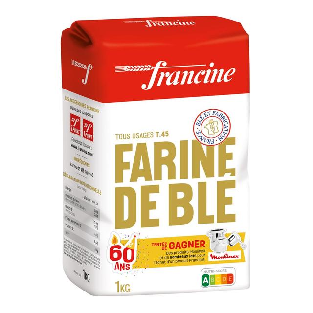3068110702235 - Francine - Farine de blé, type 45