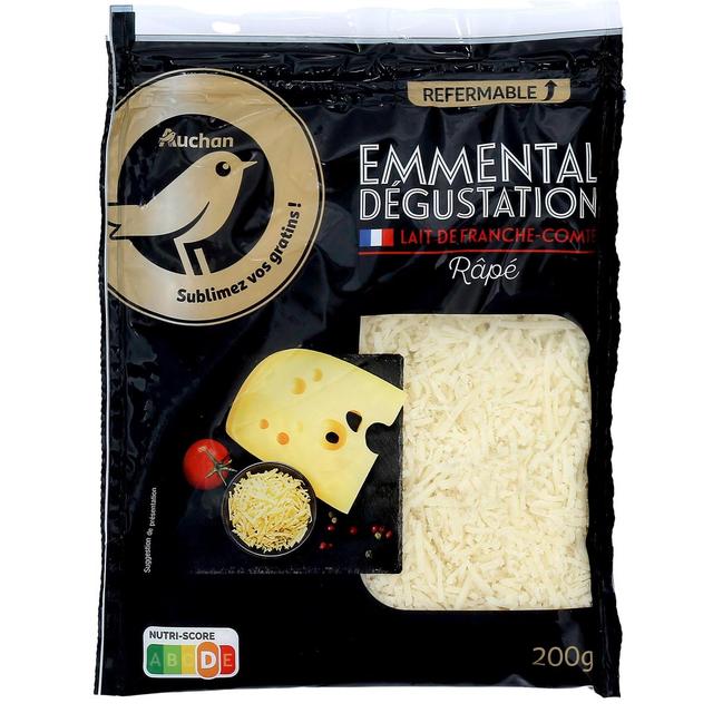3596710462735 - Auchan Gourmet - Emmental râpé de dégustation