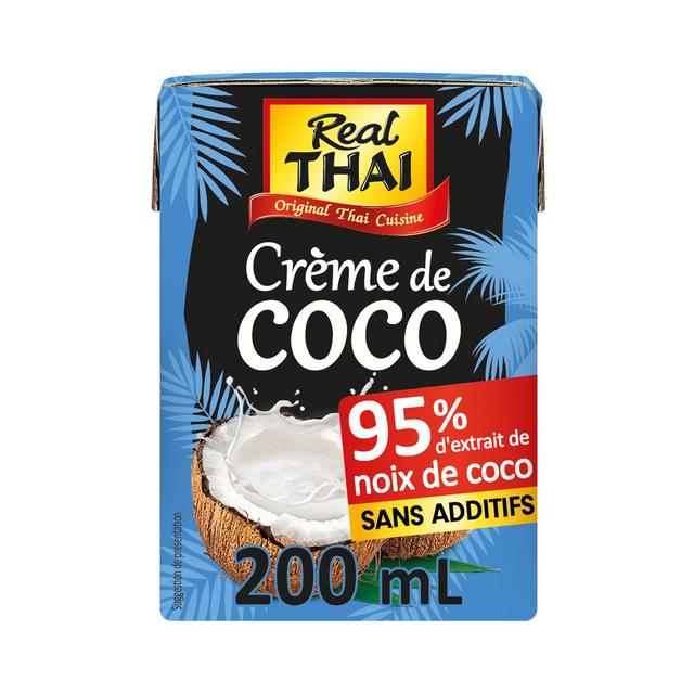 8858135003135 - Real Thaï - Crème de Coco UHT 95% d'extrait de noix de coco