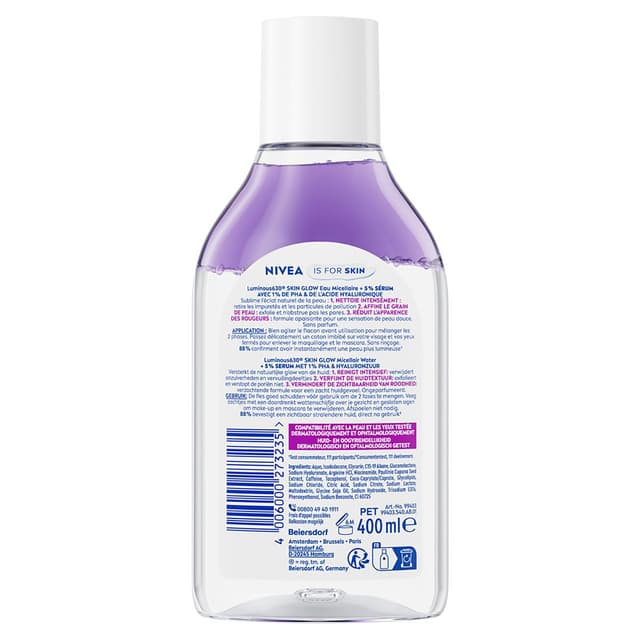 4006000273235 - Nivea - Eau micellaire visage yeux et lèvres