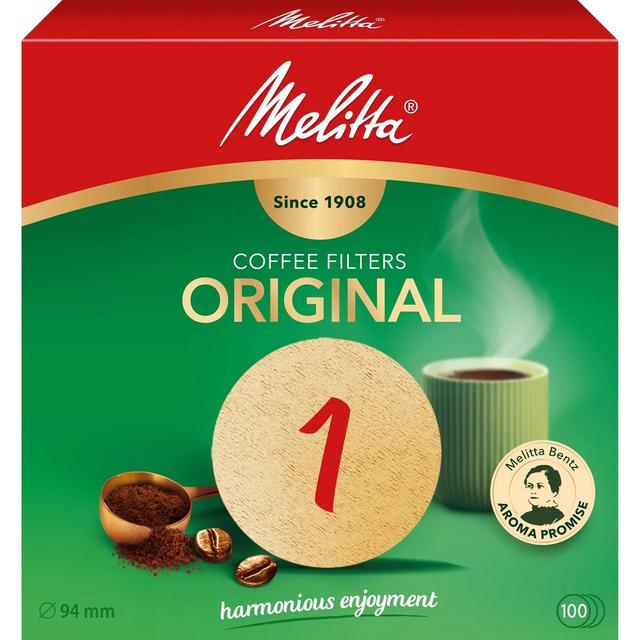 4006508204335 - Melitta - Filtres rond numéro 1 brun label FSC