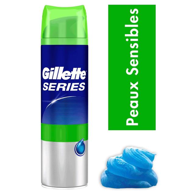 7702018404735 - Gillette - Gel à raser à l'aloé vera pour peaux sensibles