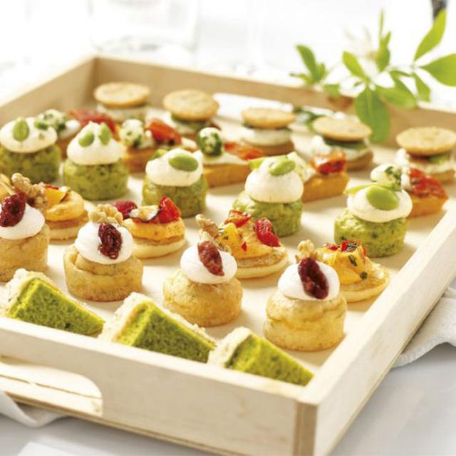 3700478515835 - Traiteur de Paris - 54 canapés végétariens- 6 recettes tendances et panachées