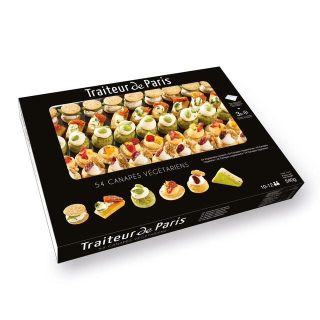 3700478515835 - Traiteur de Paris - 54 canapés végétariens- 6 recettes tendances et panachées