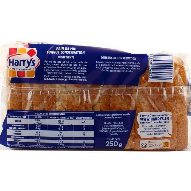 3228850006035 - Harrys - Pain de Mie Longue Conservation Nature