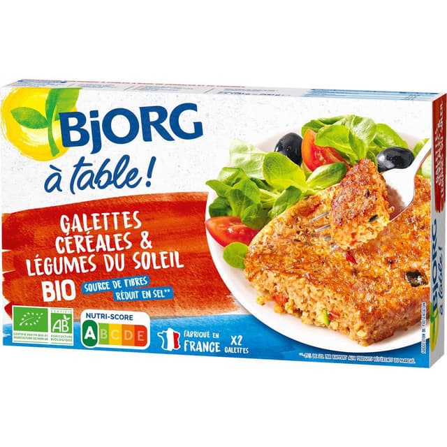 3229820789835 - Bjorg - Galettes Céréales, Légumes du soleil Bio