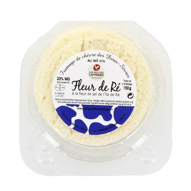 3475433000236 - Les Petites Laiteries - Fleur de Ré blanche - Lait de chèvre cru
