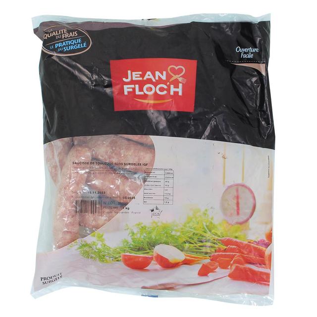 3700190300436 - Jean Floc'h - Saucisse de Toulouse - Viande de Porc Français