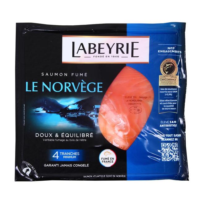 3033610071136 - Labeyrie - Saumon fumé de Norvège, 140g