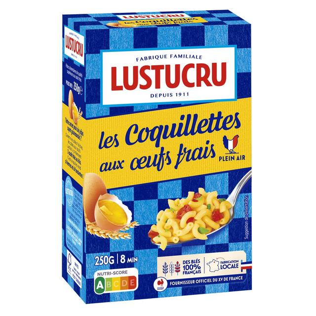 3073190101236 - Lustucru - Pâtes Coquillettes aux oeufs frais